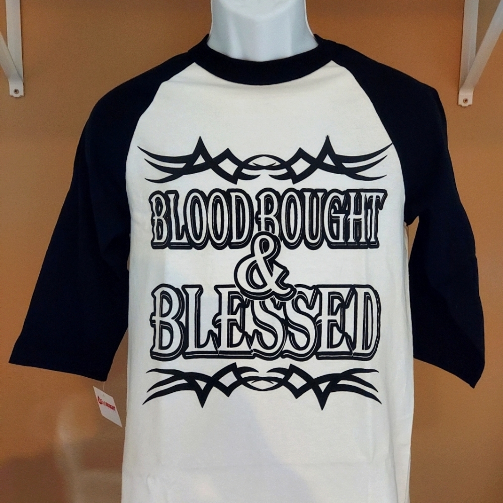 Men's tshirt, Bloodbought and Blessed